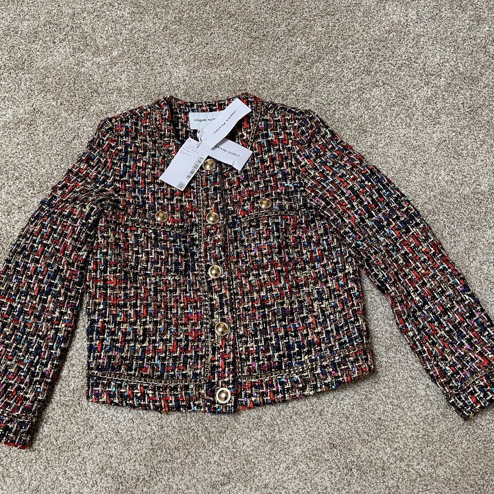 Urban Revivo - 	Multi-Color Tweed Jacket